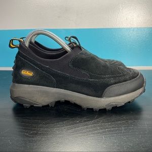 L.L. Bean slip on suede hiking shoes